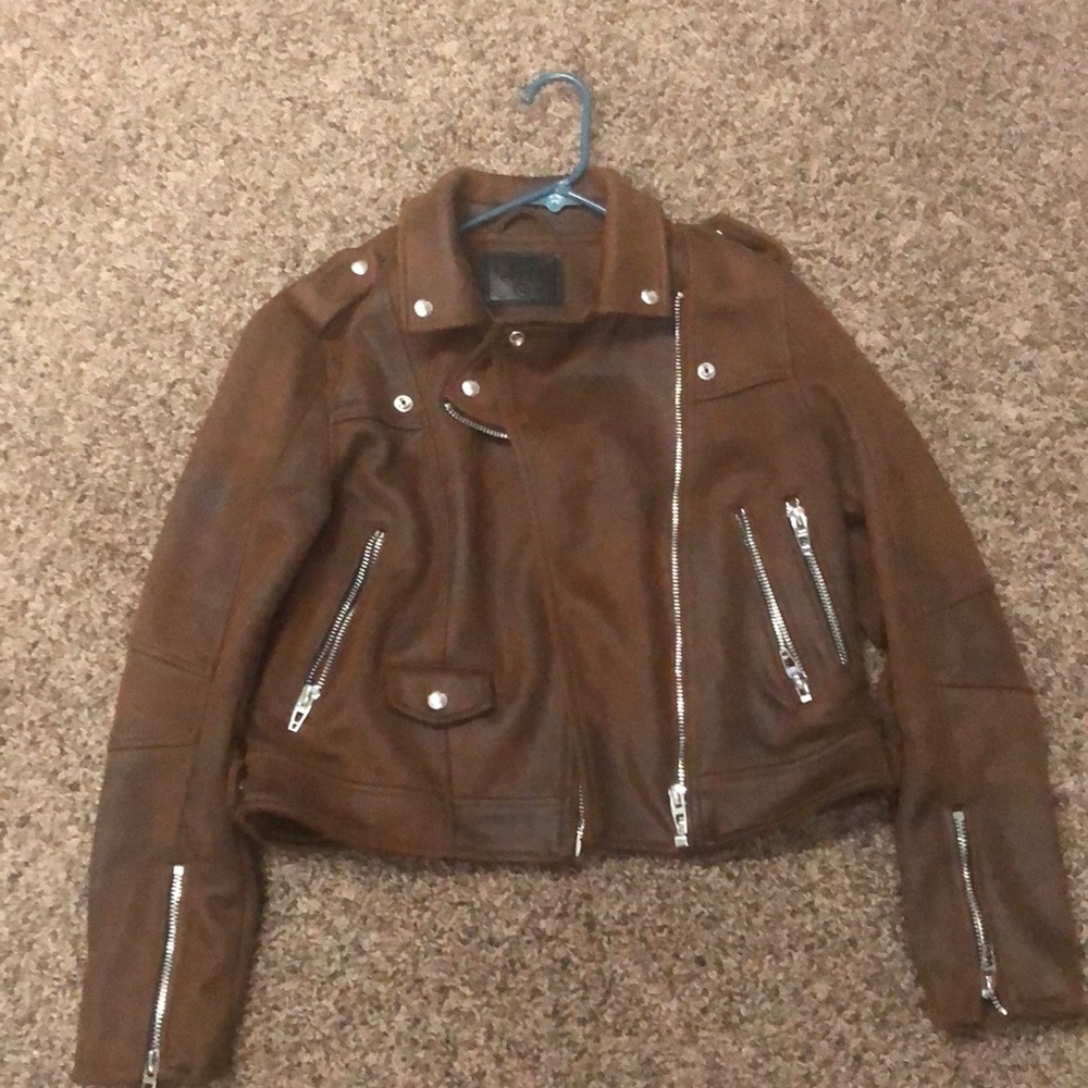 Faux Suede Jacket